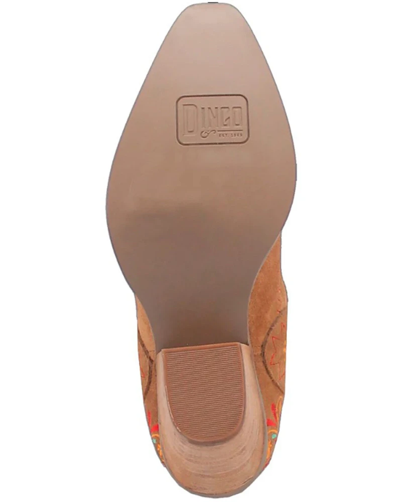 Dingo Women's Sugar Bug Suede Fashion Booties - Round Toe