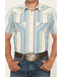 Ariat Men's Hilton Retro Fit Striped Short Sleeve Snap Western Shirt