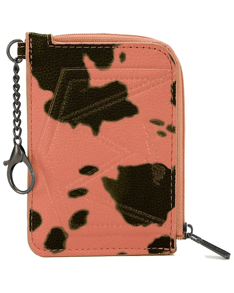 Wrangler Women's Cow Print Credit Card Wallet