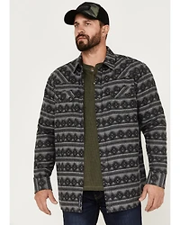 Moonshine Spirit Men's Southwestern Long Sleeve Flannel Western Shirt