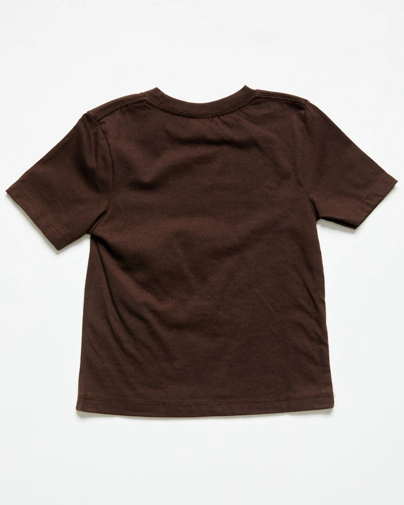 Cody James Toddler Boys' USA Steerhead Short Sleeve Graphic T-Shirt