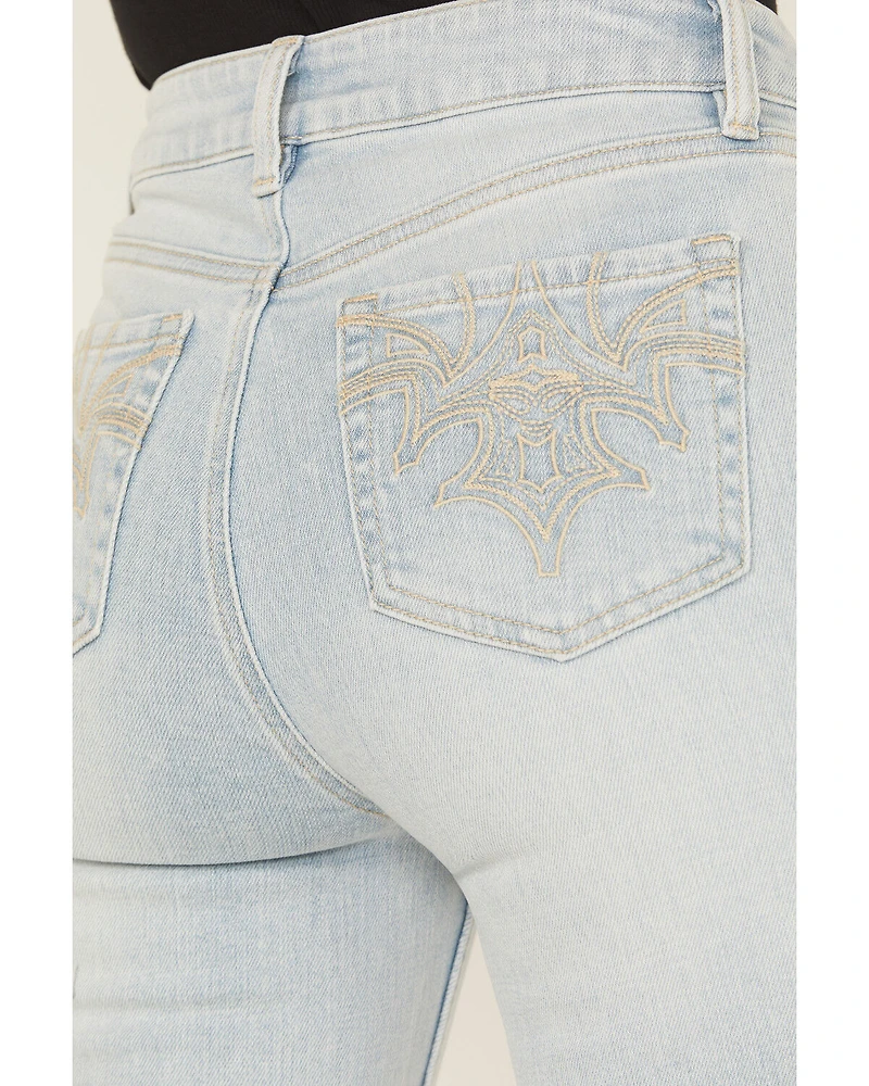Shyanne Women's Celeste High Rise Bootcut Stretch Denim Jeans