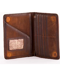STS Ranchwear Brown Magnetic Wallet