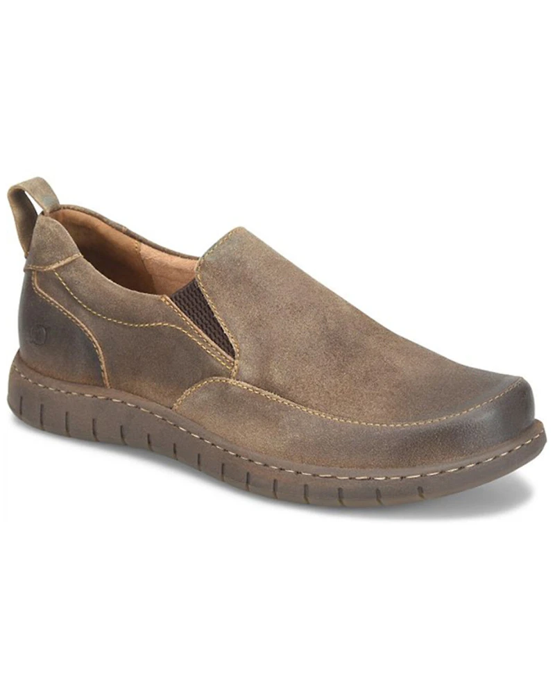 Born Men's Leeds Slip-On Casual Shoes - Moc Toe
