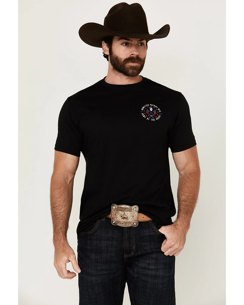 Howitzer Men's Patriot Eagle Short Sleeve Graphic T-Shirt