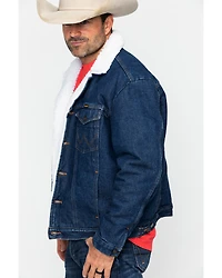 Wrangler Men's Sherpa Lined Denim Jacket