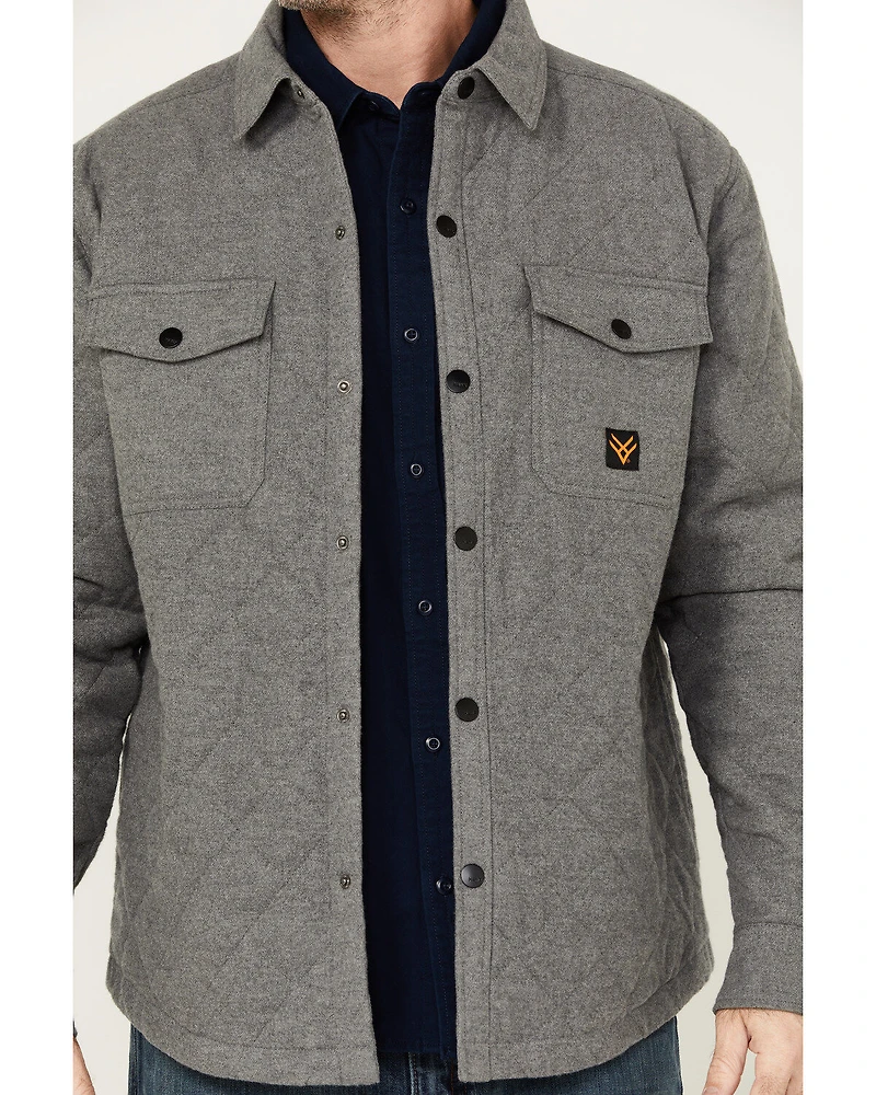 Hawx Men's Quilted Flannel Shirt Jacket