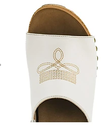Corkys Women's Saddle Up Wedge Heels