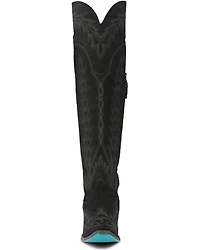 Lane Women's Lexington Over The Knee Suede Western Boots - Snip Toe