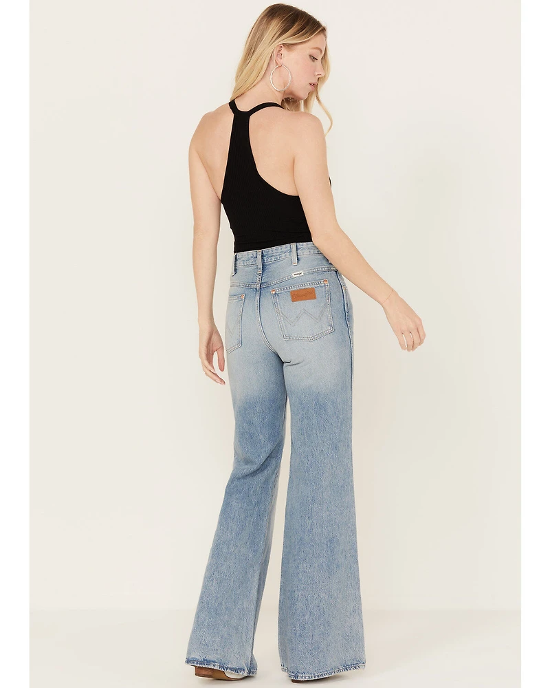 Wrangler Women's Honolua Wanderer 622 High Rise Flare Jeans