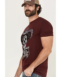 Moonshine Spirit Men's Boracho Feliz Mariachi Short Sleeve Graphic T-Shirt