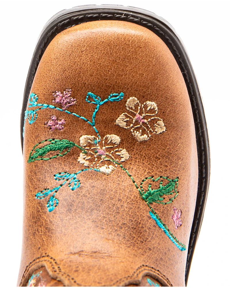 Shyanne Toddler Girls' Floral Western Boots - Square Toe