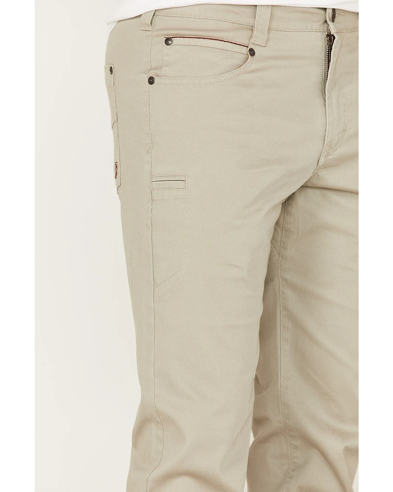Brothers and Sons Men’s Weathered Bedford Cord Stretch Slim Straight Pants