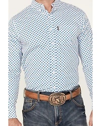 Ariat Men's Mac Geo Print Long Sleeve Button-Down Stretch Western Shirt