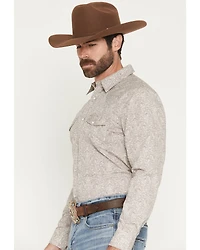 Gibson Trading Co Men's Mind Trap Paisley Print Long Sleeve Snap Western Shirt