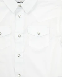 Gibson Trading Co Toddler Boys' Solid Short Sleeve Pearl Snap Western Shirt