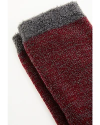 Cody James Men's Red Heathered Cozy Socks