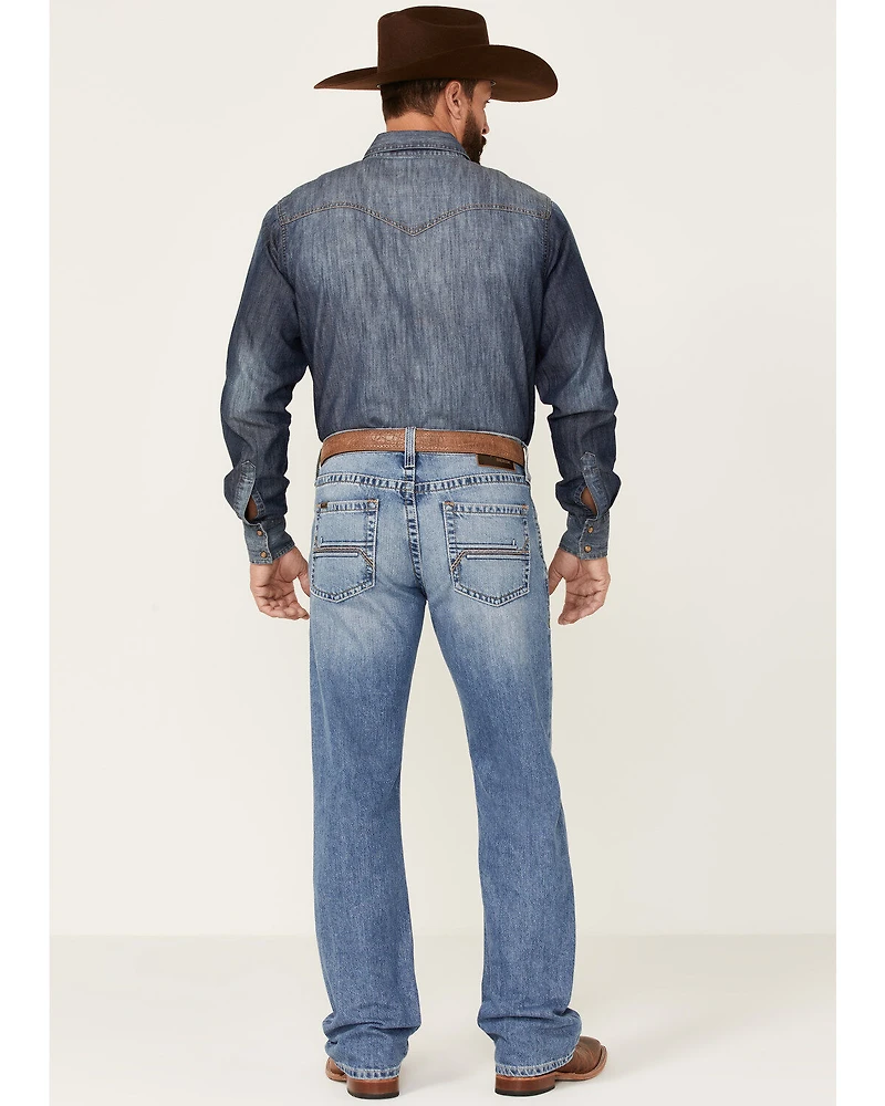 Ariat Men's M4 Dallas Goldfield Light Wash Relaxed Bootcut Jeans