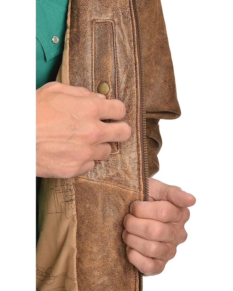 Scully Lambskin Leather Bomber Jacket