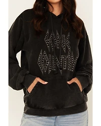 Youth Revolt Women's Gone Country Studded Graphic Hoodie