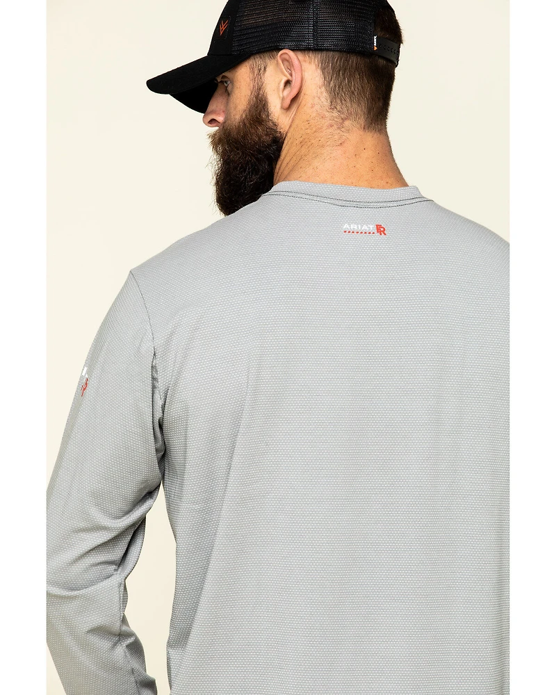 Ariat Men's FR Base Layer Long Sleeve Work T-Shirt - Tall