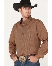 RANK 45® Men's Anvil Geo Print Button-Down Western Shirt