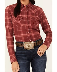 Shyanne Women's Willow Long Sleeve Snap Western Flannel Shirt