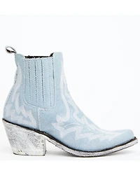 Liberty Black Women's Simone Made Denim Western Booties - Round Toe