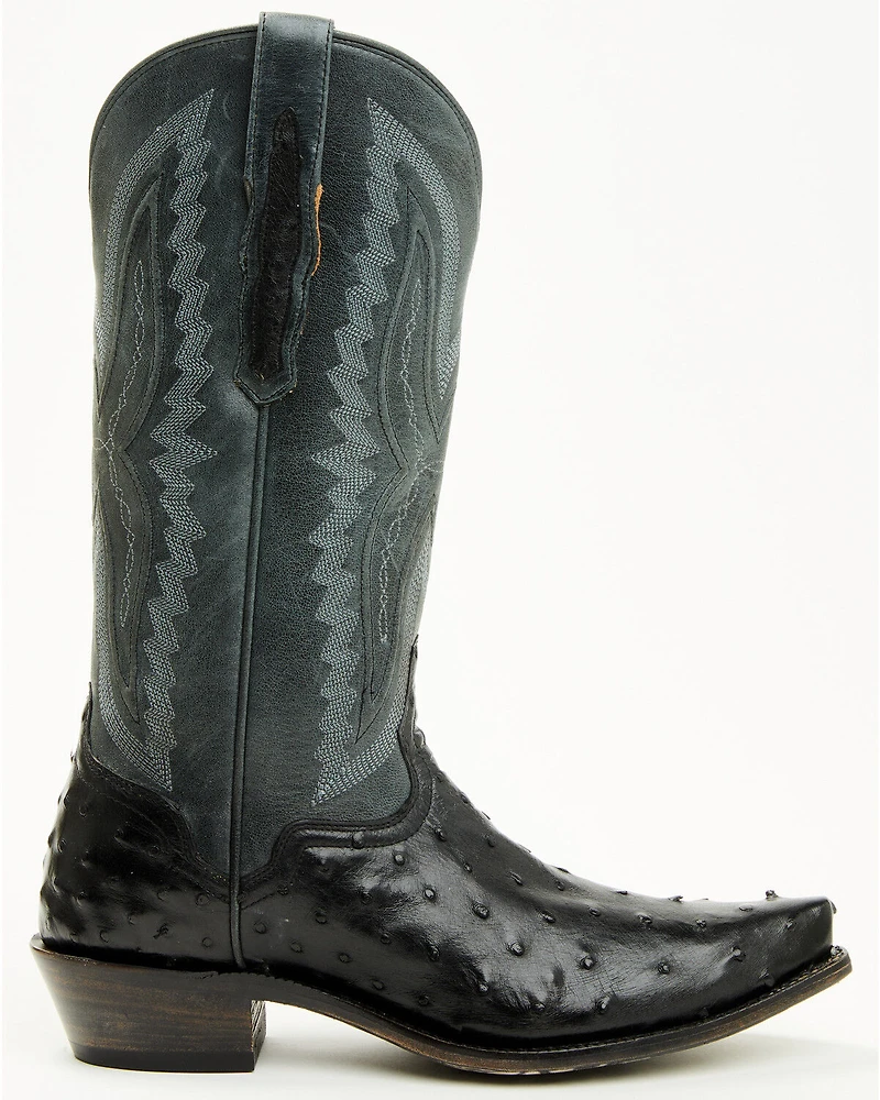 El Dorado Women's Camille Exotic Ostrich Tall Western Boots