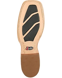 Justin Men's Burchett Western Boots - Broad Square Toe