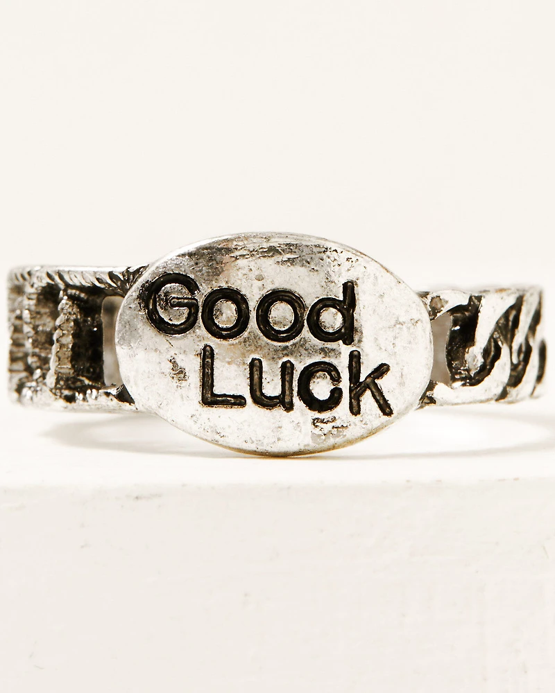 Shyanne Women's Heart Cross Ring Set