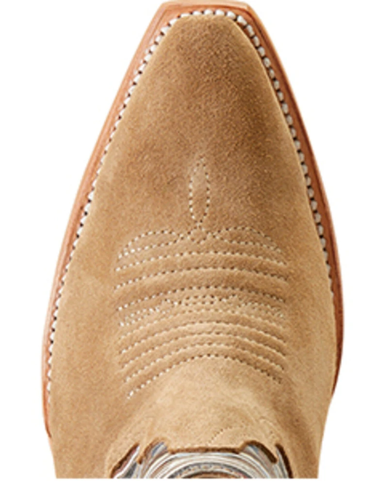 Ariat Women's Hazel Chimayo Suede Booties - Snip Toe