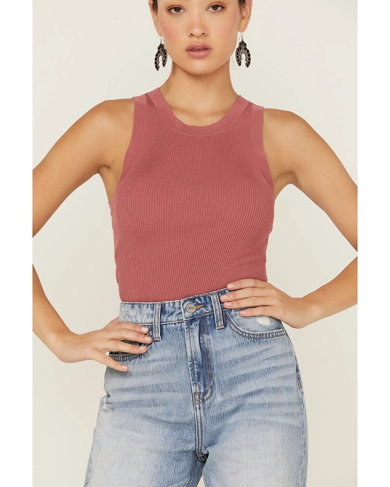 Panhandle Women's Ribbed Bodycon Tank