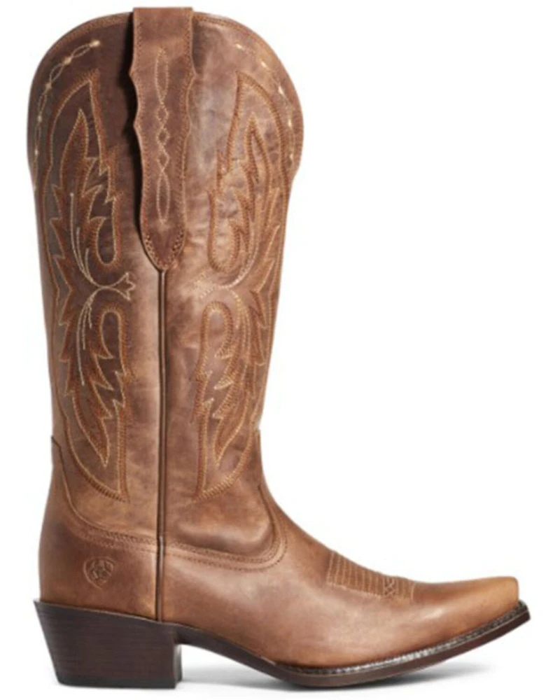Ariat Women's Heritage Bantamweight Elastic Calf Western Boots - Snip Toe