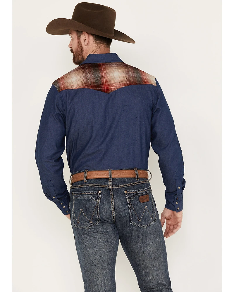 Wrangler Men's Pendleton Long Sleeve Western Work Shirt