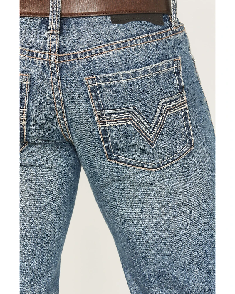 Rock & Roll Denim Men's Boot Barn Exclusive Dark Wash Pistol Straight Jeans