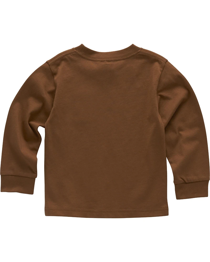 Carhartt Toddler Boys' Tool Pocket Long Sleeve Graphic T-Shirt