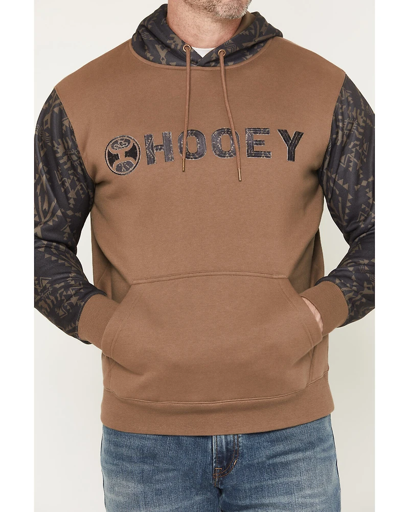 Hooey Men's Legendary Southwestern Sleeve Block Hooded Sweatshirt