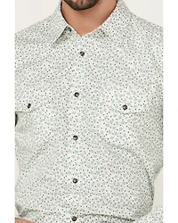 Gibson Men's La Salle Floral Print Long Sleeve Snap Western Shirt