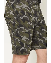 Hawx Men's Chip Camo Print Flat Front Work Shorts