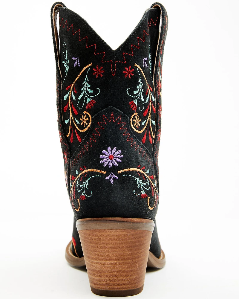 Dingo Women's Sugar Bug Suede Fashion Booties - Round Toe