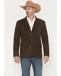 Cody James Men's Genuine Suede Leather Blazer