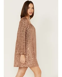 Sadie & Sage Women's Inferno Sequin Mini Dress