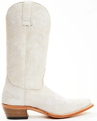 Shyanne Women's Lasy Floral Embroidered Western Boots - Snip Toe