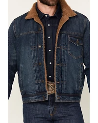 Blue Ranchwear Men's Clay Sherpa Lined Denim Jacket
