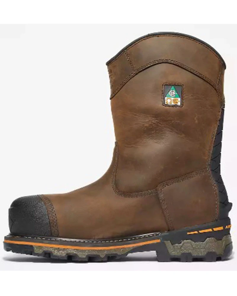 Timberland Pro Men's Boondock Waterproof Pull-On Work Boots - Composite Toe