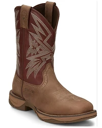 Tony Lama Men's Bartlett Light Tan Western Boots - Broad Square Toe