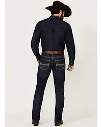 Rock & Roll Denim Men's Rifle Dark Wash Skinny Stretch Jeans