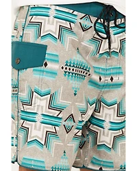 Rock & Roll Denim Men's Southwestern Print Stretch Board Shorts