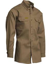 Lapco Men's FR 6oz. Gold Label Long Sleeve Button Down Uniform Shirt - Big & Tall